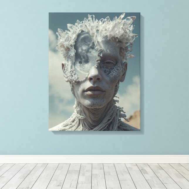 Impressão Em Tela Retrato de Cristal (Insitu(piso de madeira))