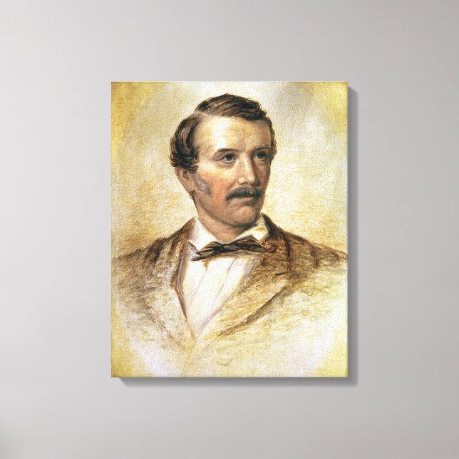 Impressão Em Tela Retrato de David Livingstone (Frente)
