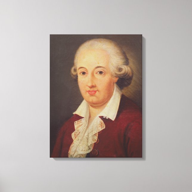 Impressão Em Tela Retrato de Domenico Cimarosa (Frente)