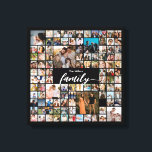 Impressão Em Tela Retrato de Família em Colagem de 100 Fotos<br><div class="desc">Transforme suas fotos favoritas em uma impressionante obra de arte para a parede. Este pôster de colagem de fotos personalizado é a maneira perfeita de contar sua história, capturando uma vida de memórias em uma bela exposição. Com 100% de personalização, você pode facilmente enviar suas próprias fotos e personalizar o...</div>