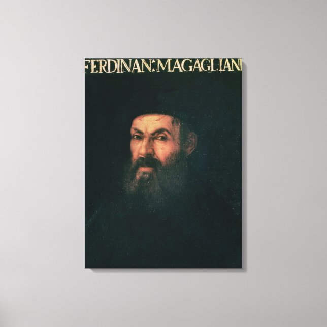 Impressão Em Tela Retrato de Ferdinand Magellan (Frente)
