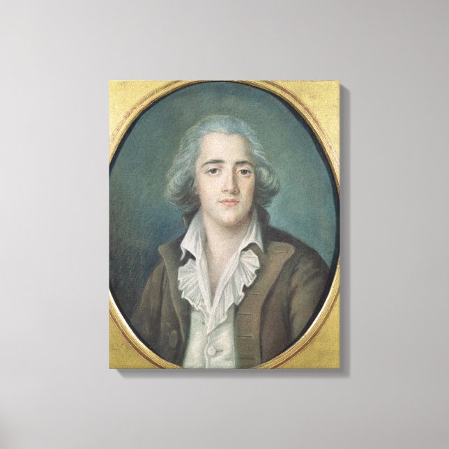 Impressão Em Tela Retrato de François Rene Vicomte de 2 (Frente)