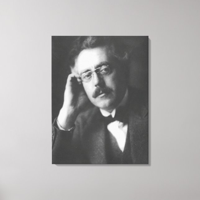 Impressão Em Tela Retrato de Frank Bridge (1879-1941) (foto b/w) (Frente)