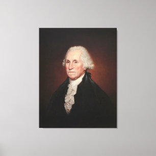 Impressão Em Tela Retrato de GEORGE WASHINGTON por Rembrandt Peale