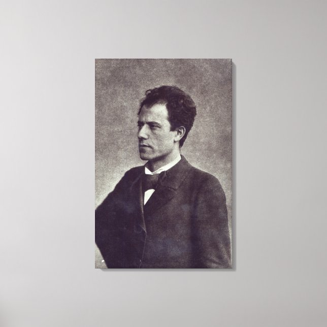 Impressão Em Tela Retrato de Gustav Mahler, 1897 (Frente)