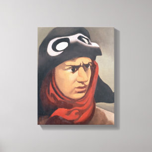 Impressão Em Tela Retrato de Guynemer, 1921-23