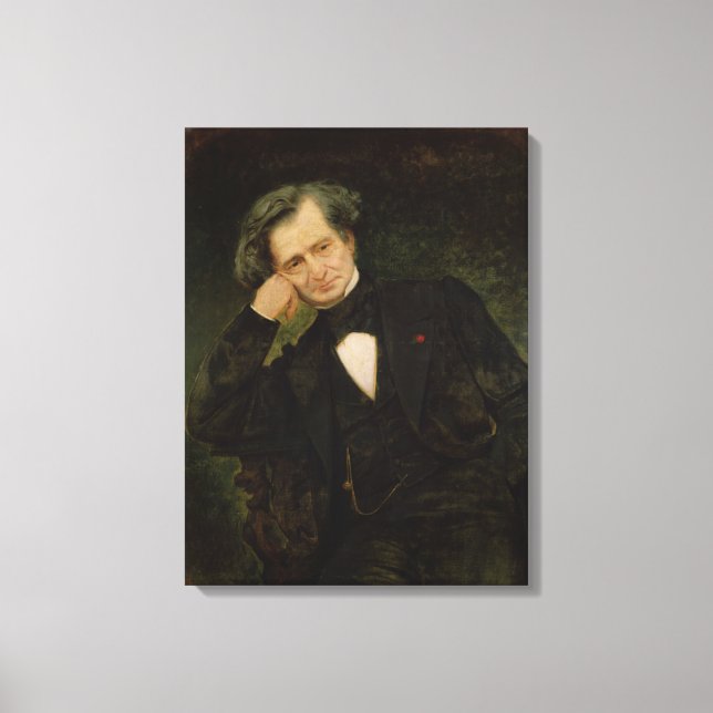 Impressão Em Tela Retrato de Hector Berlioz (Frente)