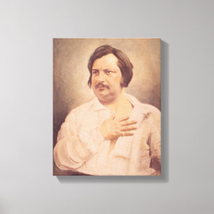 Impressão Em Tela Retrato de Honore de Balzac