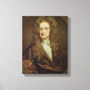 Impressão Em Tela Retrato de Isaac Newton 1702
