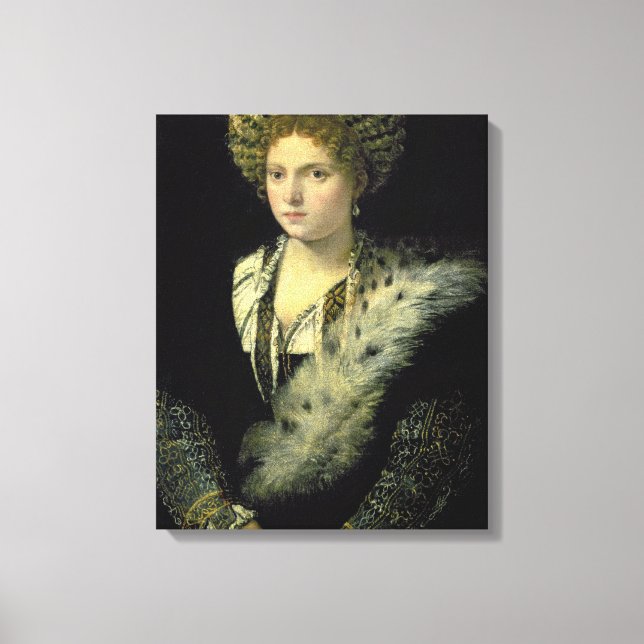 Impressão Em Tela Retrato de Isabella d'Este (Frente)