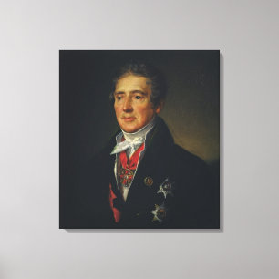 Impressão Em Tela Retrato de Ivan Dmitriev, 1835