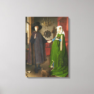 Impressão Em Tela Retrato de Jan van Eyck Arnolfini