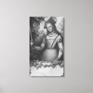 Impressão Em Tela Retrato de Joan of Arc