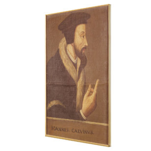 Impressão Em Tela Retrato de João Calvino