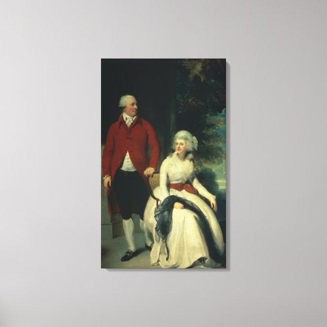 Impressão Em Tela Retrato de John Julius Angerstein (1735-1823) e (Frente)