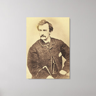 Impressão Em Tela Retrato de John Wilkes Booth   1861-65