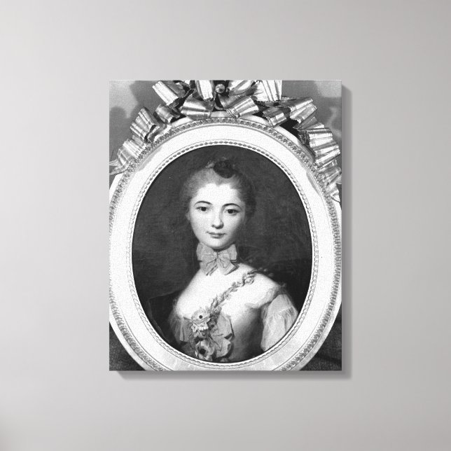Impressão Em Tela Retrato de Louise Honorine Crozat du Chatel (Frente)