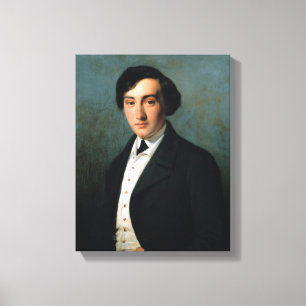 Impressão Em Tela Retrato de Lucien Petipa 1849