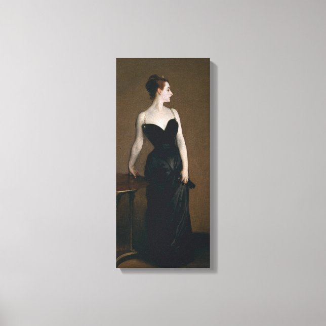 Impressão Em Tela Retrato de Madame X de John Singer Sargent, 1884 (Frente)