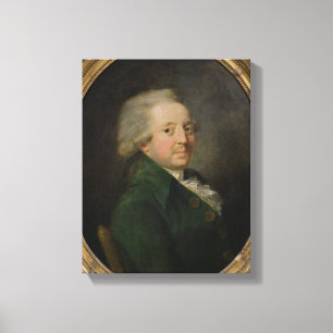 Impressão Em Tela Retrato de Marie-Jean-Antoine-Nicolas