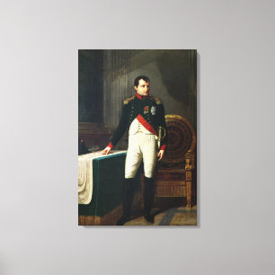 Impressão Em Tela Retrato de Napoleon Bonaparte 1809