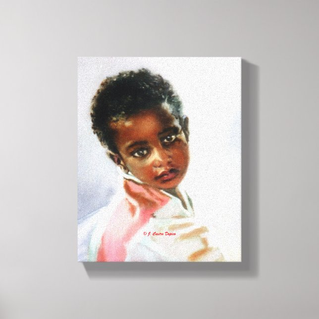 Impressão Em Tela Retrato de niño (Frente)