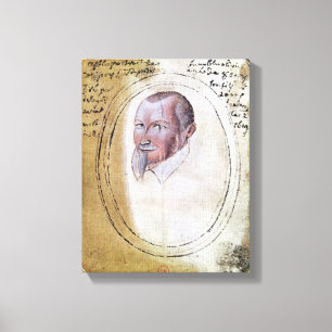 Impressão Em Tela Retrato de Olivier de Serres