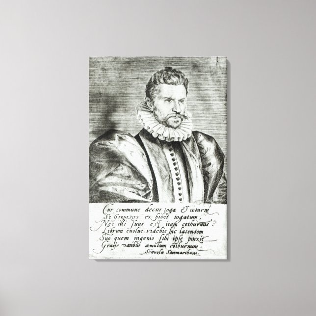 Impressão Em Tela Retrato de Robert Garnier (Frente)