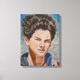 Impressão Em Tela Retrato de S. Carlos Acutis