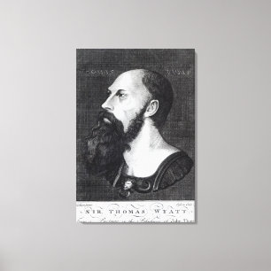 Impressão Em Tela Retrato de Sir Thomas Wyatt