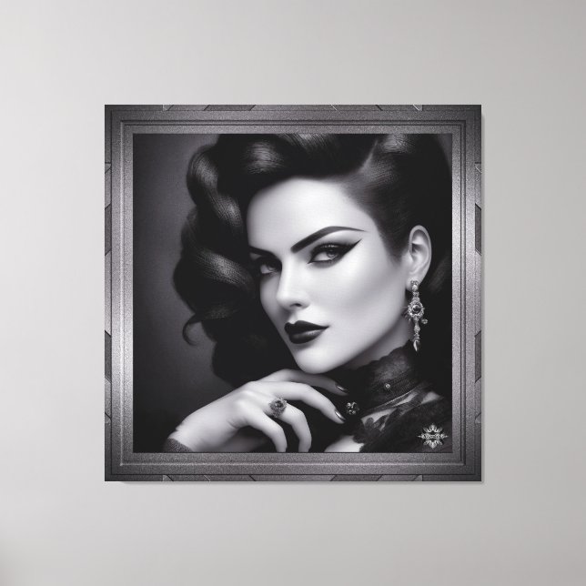 Impressão Em Tela Retrato de Spy Kalina Shepard por Xzendor7 (Frente)