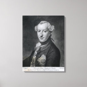 Impressão Em Tela Retrato de sua alteza mais sereno Charles