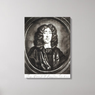 Impressão Em Tela Retrato de Titus Oates gravado por R. Thompson