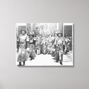 Impressão Em Tela Retrato de Tz'U-Hsi (1835-1908) Empress Dowager o