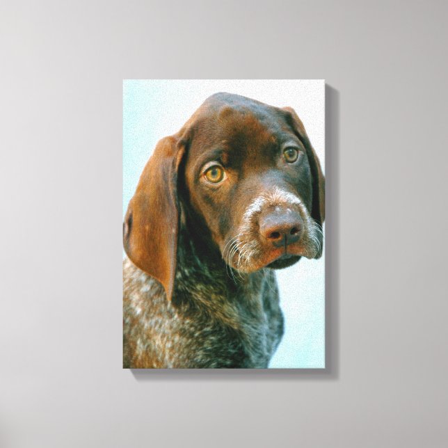 Impressão Em Tela Retrato de um cão (Frente)