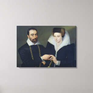 Impressão Em Tela Retrato de um casal