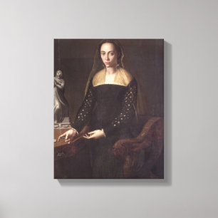 Impressão Em Tela Retrato de um Gentlewoman, 1559 (óleo no painel)
