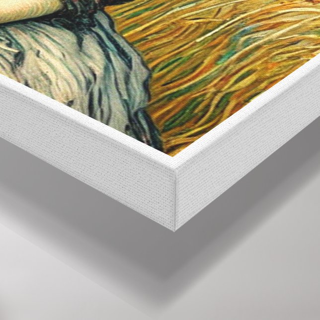 Impressão Em Tela Retrato de uma camponesa por Vincent van Gogh (Canto (inferior))