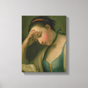 Impressão Em Tela Retrato de uma Mulher 2