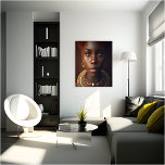 Impressão Em Tela Retrato de uma mulher africana encantadora<br><div class="desc">Transforme seu espaço em um santuário de tirar o fôlego com este incrível retrato de arte em parede de uma bela mulher africana, design de alta qualidade que certamente adiciona um toque de elegância e sofisticação a qualquer sala. Apresentando uma mistura cativante de tons de terra quente e pop vibrantes...</div>