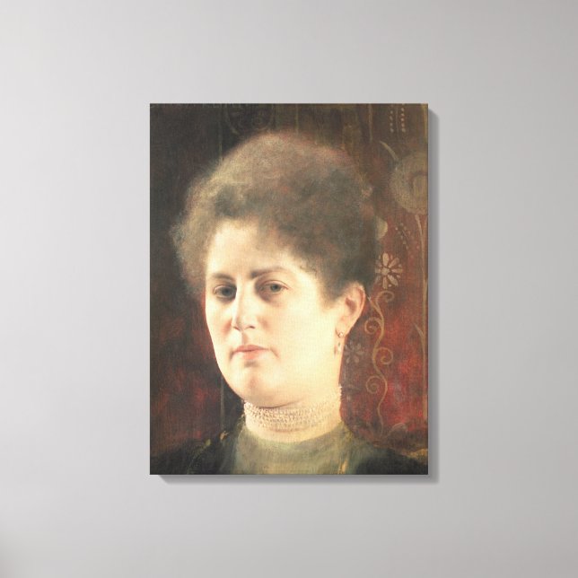 Impressão Em Tela Retrato de uma senhora (Frente)