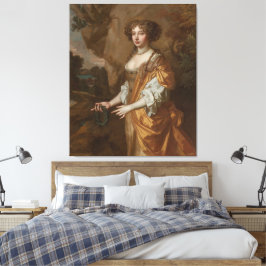 Impressão Em Tela Retrato de uma senhora, dito ser Nell Gwyn