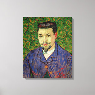 Impressão Em Tela Retrato de Vincent van Gogh do Dr. Felix Rey,