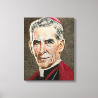 Impressão Em Tela Retrato do Beato Fulton J. Sheen