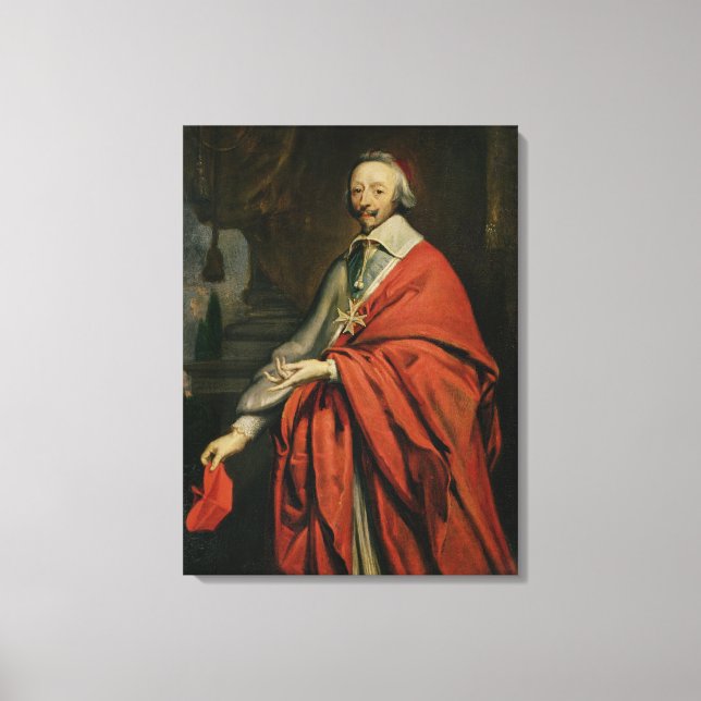 Impressão Em Tela Retrato do Cardeal de Richelieu (Frente)