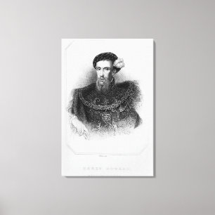 Impressão Em Tela Retrato do conde de Henry Howard de Surrey
