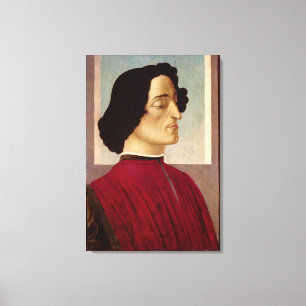 Impressão Em Tela Retrato do de Medici c.1480 de Giuliano