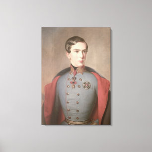 Impressão Em Tela Retrato do imperador Franz Joseph de Áustria