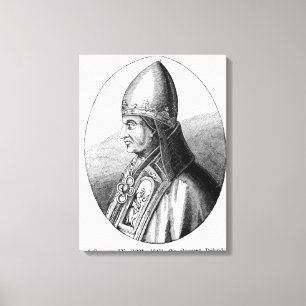 Impressão Em Tela Retrato do papa Gregory IX