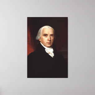 Impressão Em Tela Retrato do presidente James Madison por John
